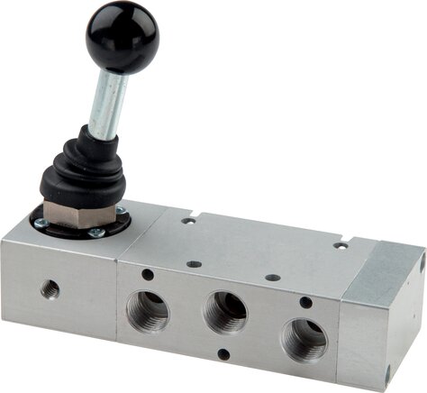 Voorbeeldig Afbeelding: 5/2-weg hendelventiel