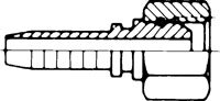 Príklady vyobrazení: Lisovací armatura z nerezové oceli pro hydraulickou hadici, DKR
