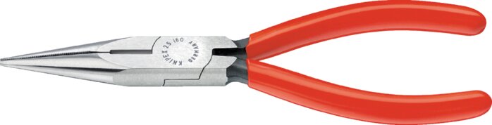 Zgleden uprizoritev: Flat round nose pliers (straight, polished with dipping plastic handles)