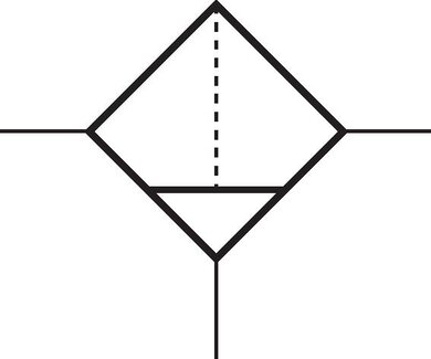 Schematic symbol: Pre-filter - Multifix, filter