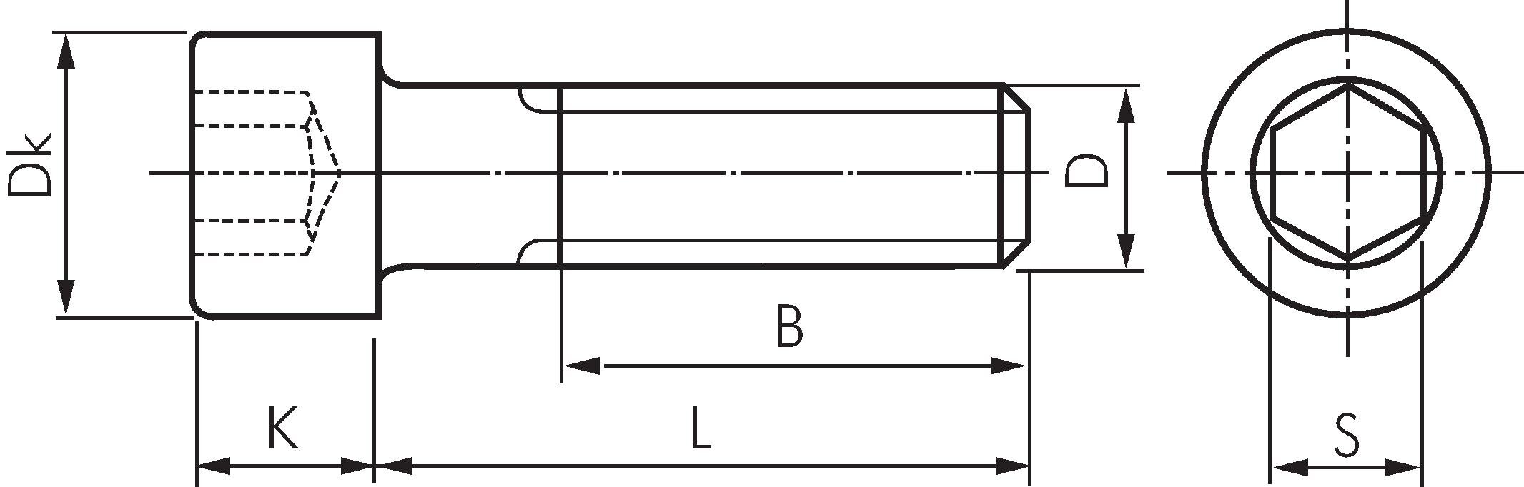 myaluprofil - zylinderkopfschraube-din-912-m8x16-verzinkt