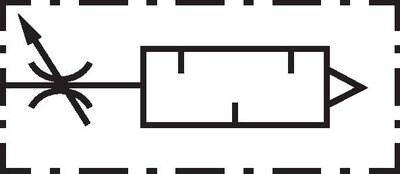 Schaltsymbol: Drosselschalldämpfer