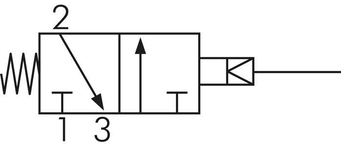 Schaltsymbol: Typ EF 25 310 / Typ EF 18 310