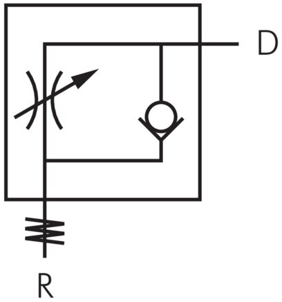 Schematic symbol: Supply air controllable