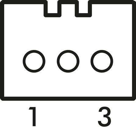 Schaltsymbol: Rechteckstecker H