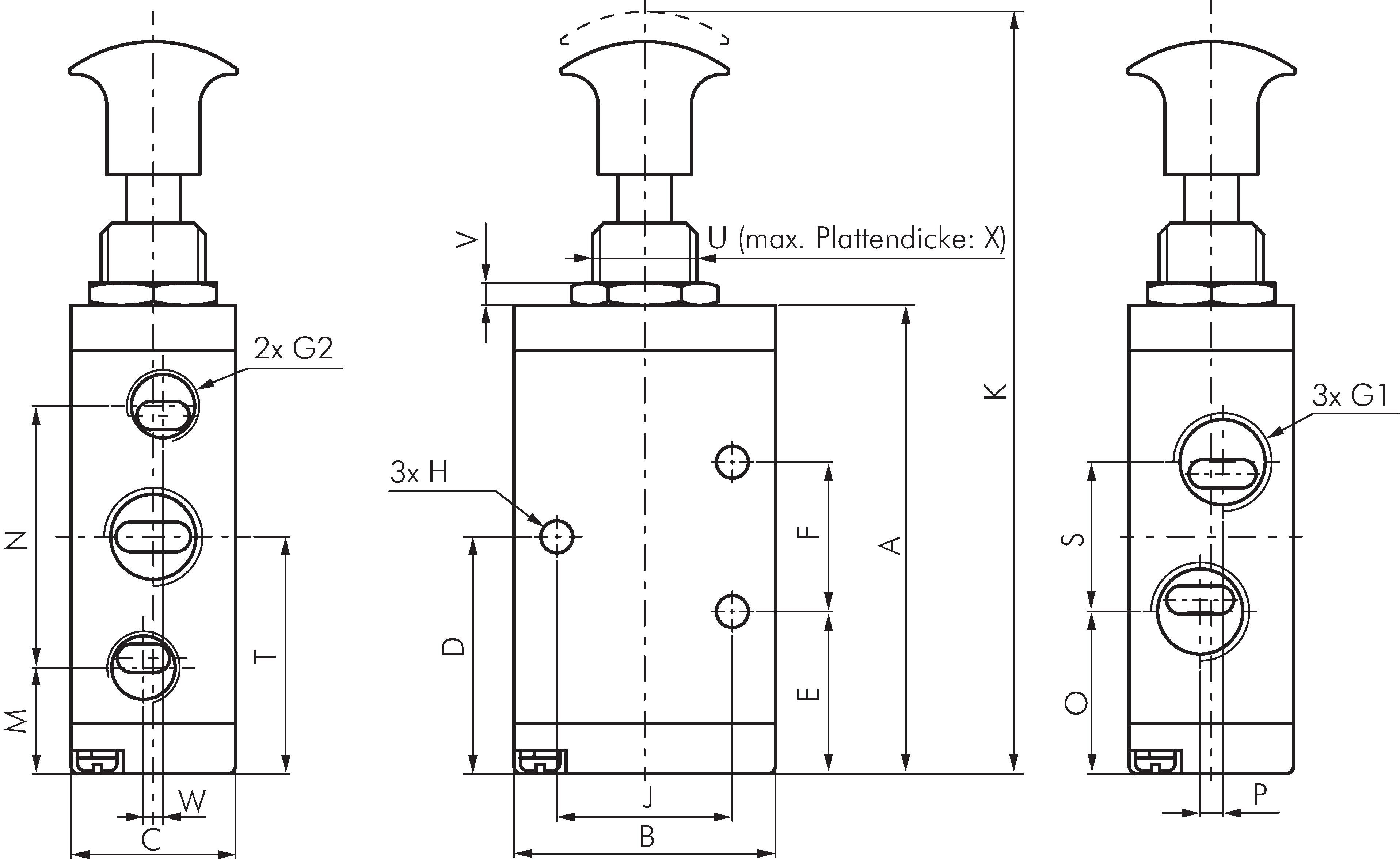 Feststelleinheit komplett für ISO15552-Zylinder Ø 63mm (XL63BREMS) -  Landefeld - Pneumatik - Hydraulik - Industriebedarf