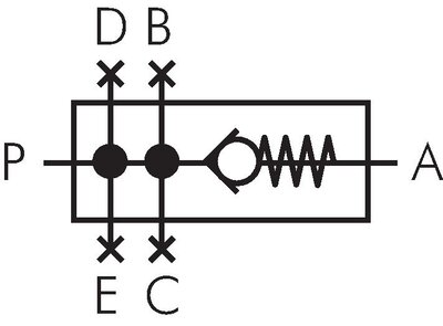 Schaltsymbol: Rückschlagventil (Futura)