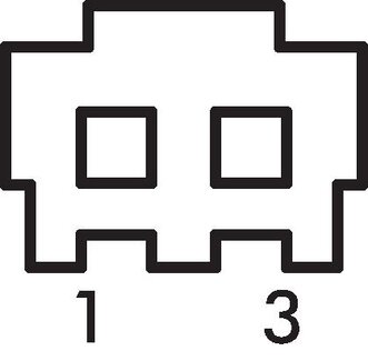 Schematic symbol: Rechteckstecker SY100