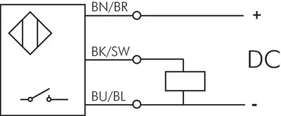 Skiftesymbol: Fuldelektronisk sensor