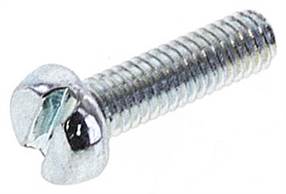 Flachkopfschraube mit Schlitz DIN 920 A1 M1,6 x 4 | 0200920016004