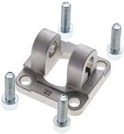 fixation oscillante en U ISO 15552 32 mm, Aluminium(TQ 32)