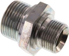 Hydraulic double nipple G 1"-G 3/4", Zinc plated steel(DN 1034 HD)