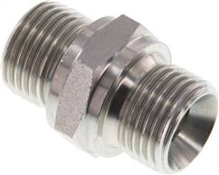 Hydraulic double nipple G 1/2"-G 1/2", Zinc plated steel(DN 1212 HD)