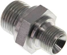 Hydraulic double nipple G 1/2"-G 3/8", Zinc plated steel(DN 1238 HD)