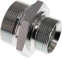 Hydraulic double nipple G 2"-G 1-1/2", Zinc plated steel(DN 20112 HD)