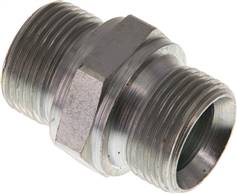 Hydraulic double nipple G 3/4"-G 3/4", Zinc plated steel(DN 3434 HD)