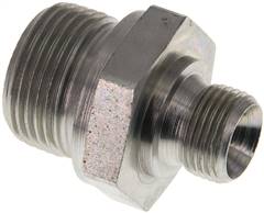 Hydraulic double nipple G 3/4"-G 3/8", Zinc plated steel(DN 3438 HD)