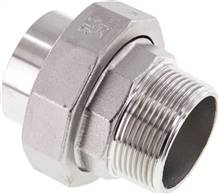 raccord fileté à souder à joint plat R 1-1/2"(fil. mâle)-48,3 mm(DNT 112112 ASAF ES)