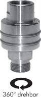 High pressure rotary joint G 1/4", 1.4571(DREH 14 ES)