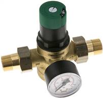 Pressure reducer for drinking water R 3/4", 1,5 - 6 bar, DVGW