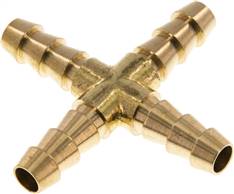 Schlauchverbinder 11 - 12mm / 7 - 8mm, Stahl verzinkt (8281006) - Landefeld  - Pneumatik - Hydraulik - Industriebedarf