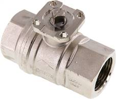Brass ball valve, direct assembly flange G 1", -0,9 do 40bar