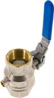 Brass ball valve with venting borehole G 1-1/2",PN 14