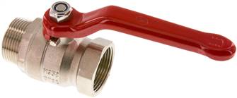 Brass ball valve, Eco-Line, R 1-1/4" / Rp 1-1/4", 0 do 25bar