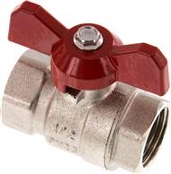 Brass ball valve, Eco-Line, Rp 1/2", 0 do 25bar