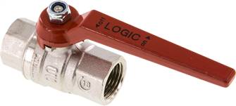 Brass ball valve, Rp 1/2", -0,9 do 80 bar, manufactured silicone-free