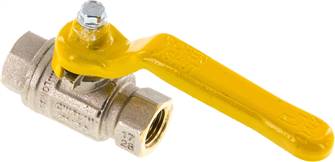 Brass ball valve, DVGW, Rp 1/4", -0,9 do 50 bar