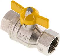 Brass ball valve, DVGW, Rp 3/4", -0,9 do 40 bar