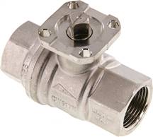 Brass ball valve, direct assembly flange G 3/4", -0,9 do 40bar