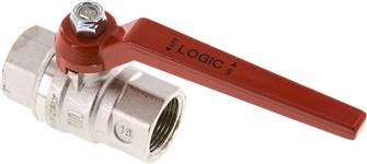 Brass ball valve, Rp 3/4", -0,9 do 80 bar, manufactured silicone-free