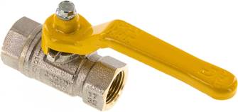Brass ball valve, DVGW, Rp 3/8", -0,9 do 50 bar