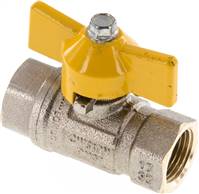 Brass ball valve, DVGW, Rp 3/8", -0,9 do 50 bar