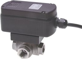 Electrical. 3-way ball valve (T3), G 1/2", 85 do 240 V (AC/DC)