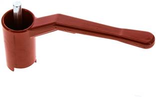 Combi handle -rdece, size 4, Dolgo (lakiran aluminij, 60 - 68 - 74 - 78 - 82 - 88 - 120 mm višine)