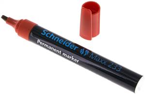 1-5 mm Schreibfarbe schwarz Schneider Permanentmarker Maxx 233 Strichstärke