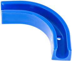90°-Schlauchstütze, blau für 11,6mm Schlauch