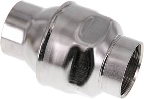 check valves (light), G 1-1/2", PN 16, 1.4401