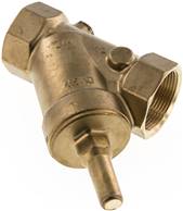 Y-type check valve, Rp 1-1/2", PN 16 / Standard, brass