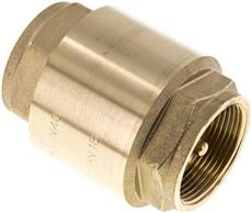 check valves (vacuum), G 1-1/2", PN 18,Brass