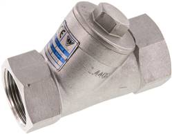 Y-socket check valve, G 1-1/4", PN 40, stainless steel