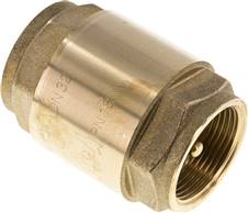 check valves (vacuum), G 1-1/4", PN 18,Brass