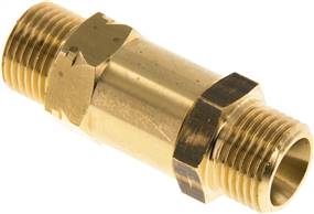 Check valve (brass) G 1/2" (AG), PN 16