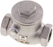 Stainless steel swing check valve G 1/2",PN 16