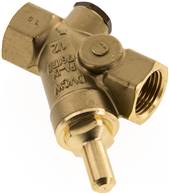Y-type check valve, Rp 1/2", PN 16 / Standard, brass