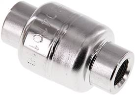 check valves (light), G 1/4", PN 16, 1.4301