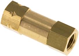 Check valve (brass) G 1/4" (IG), PN 16